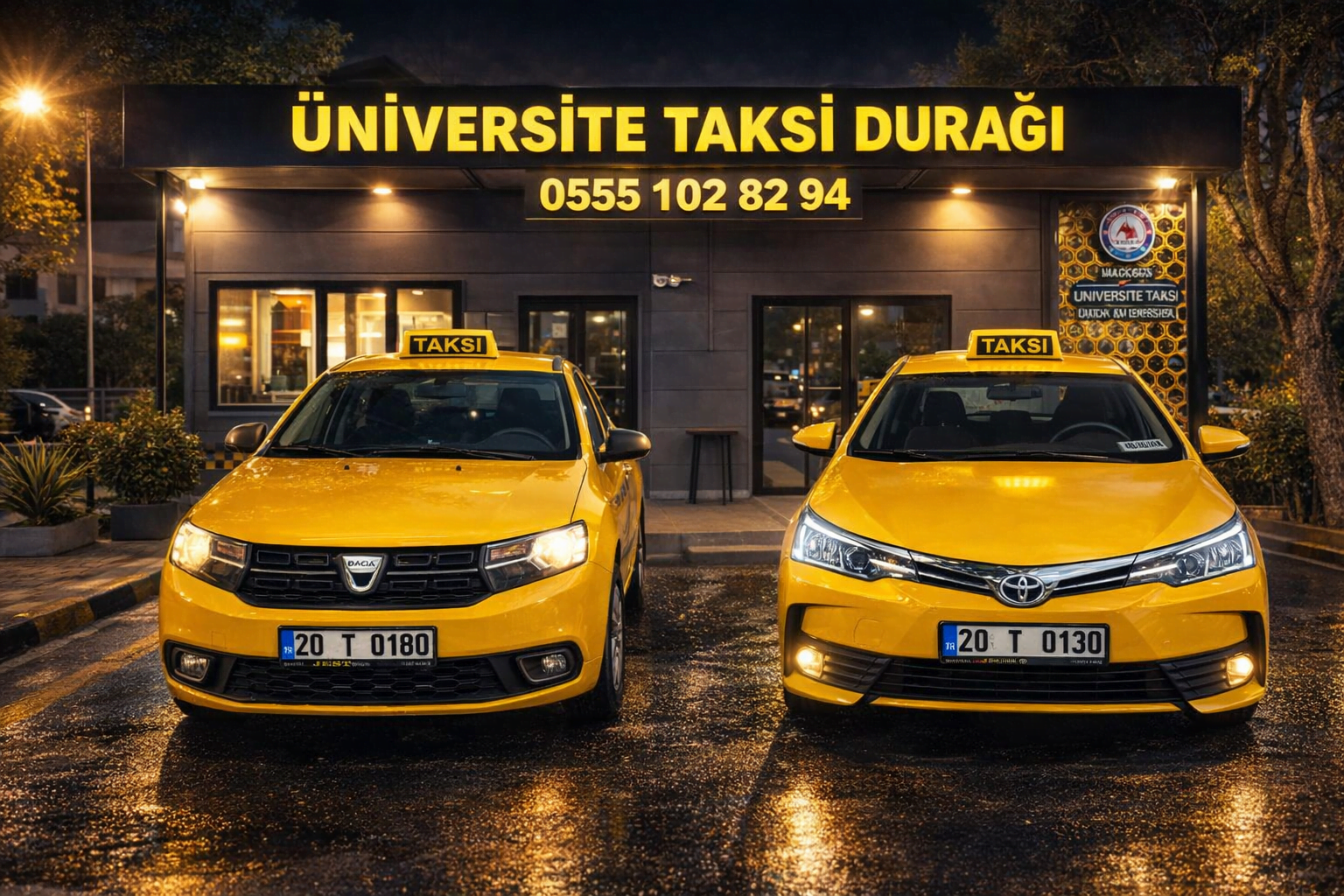 Denizli Üniversite Taksi - Yan Görünüm