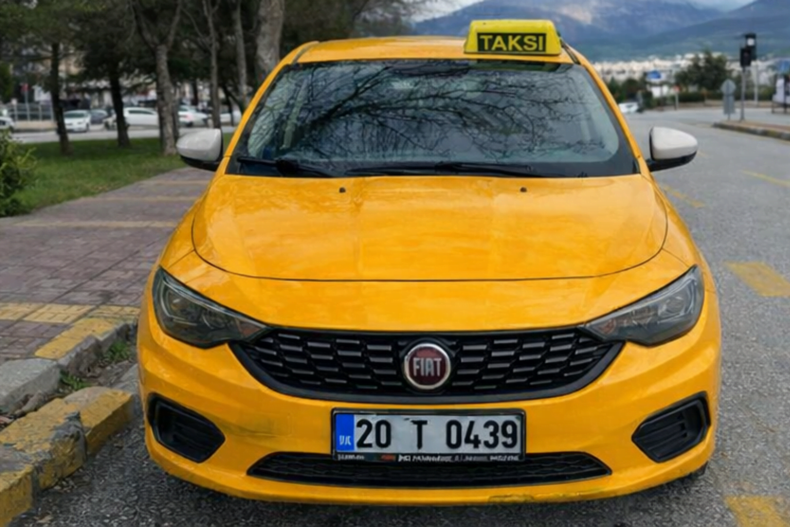 Denizli Üniversite Taksi - Gece Görünüm