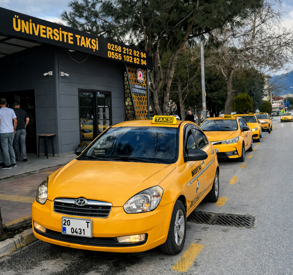 Denizli Üniversite Taksi - Hemen Taksi 0555 102 82 94